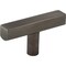Jeffrey Alexander 2-1/4" Brushed Pewter Dominique Cabinet "T" Knob 845TL-BNBDL - alternate 1